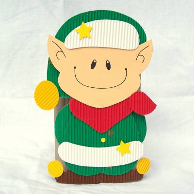Wichtel-Geschenkbox, Geschenk zum Nikolaustag, Weihnachtsgeschenk, Mitbringsel, Handarbeit aus Wellpappe