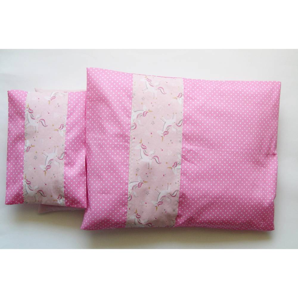 Puppenbettwsche Einhorn Baumwolle  Decke & Kissen Fr Puppenwagen,  Verschiedene Farben & Gren
