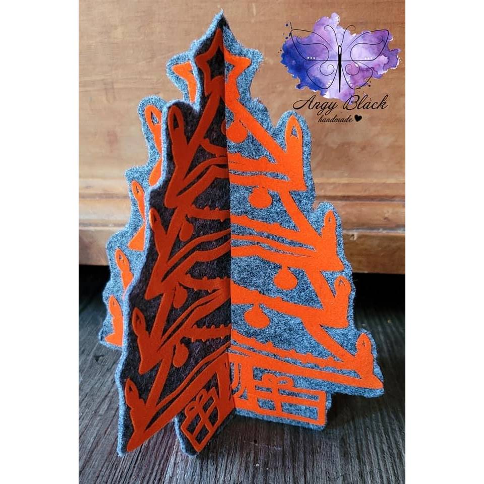 Weihnachtsbaum Folienplott und Papier,schlicht DXF, SVG,PNG, JPEG Bild 3
