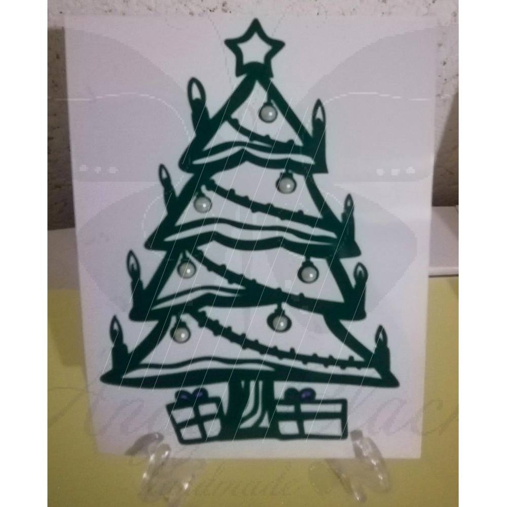Weihnachtsbaum Folienplott und Papier,schlicht DXF, SVG,PNG, JPEG Bild 5