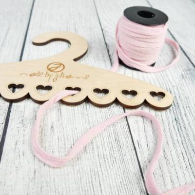 Hoodieband Kordel Breit Hellrosa 10mm
