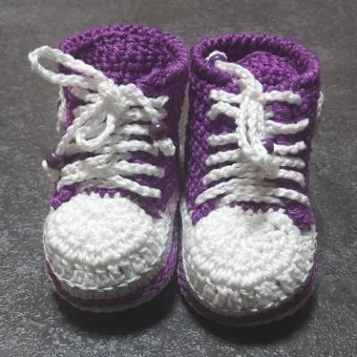 Babysneakers lila ca.10 cm
