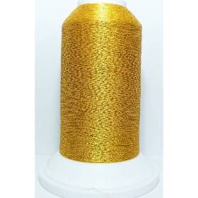 Madeira Metallic CR 40 Sultan Gold 4205 – 2500m hochwertiges Maschinenstickgarn, OEKO-TEX, waschbar