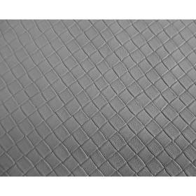 Taschenstoff Lederimitat Kunstleder  Flecht-Optik grau (1m/11,-€)
