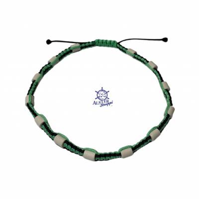 Keramikhalsband für Hunde mit Pipes, Schmuck, größenverstellbar, extra dünn aus Paracord Typ 1 
