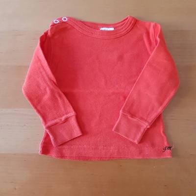 Vintage 80er Baby shirt rot, Gr. 80