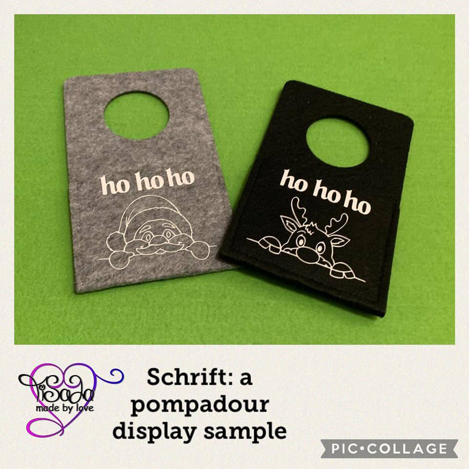 TiSaJa - Plotterdatei "Kuckuck Nikolaus und Rentier" SVG, DXF, inkl. Digistamp PNG Bild 3