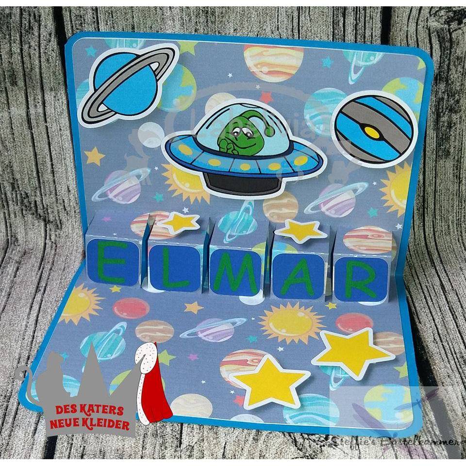 Digi-Stamp Alien - digitaler Stempel - Sublimationsdruck Bild 3