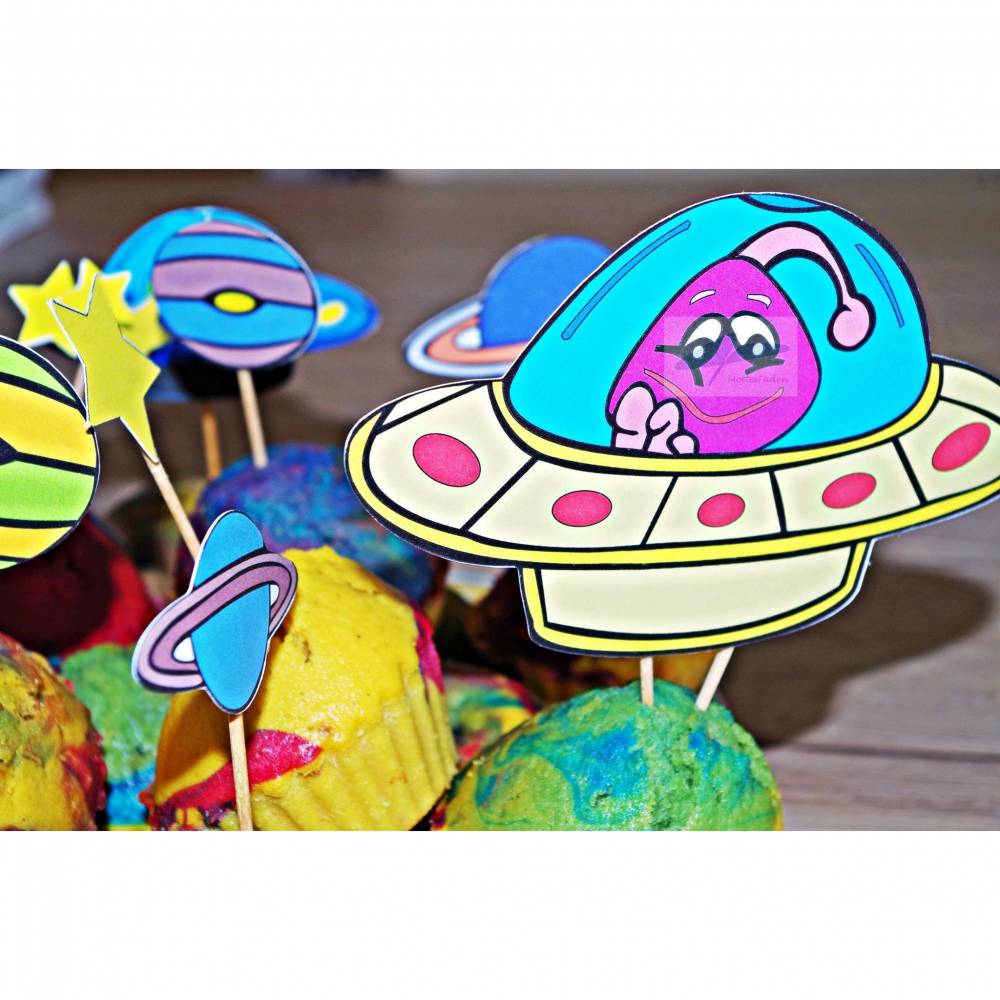 Digi-Stamp Alien - digitaler Stempel - Sublimationsdruck Bild 5