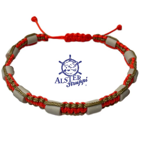 Keramikhalsband für Hunde mit Pipes, Schmuck, größenverstellbar, extra dünn aus Paracord Typ 1 