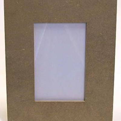 MDF-Bilderrahmen mit Glasscheibe 19x23 cm