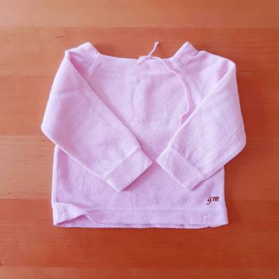 Vintage, rosa Baby Shirt 62/68, Nicki