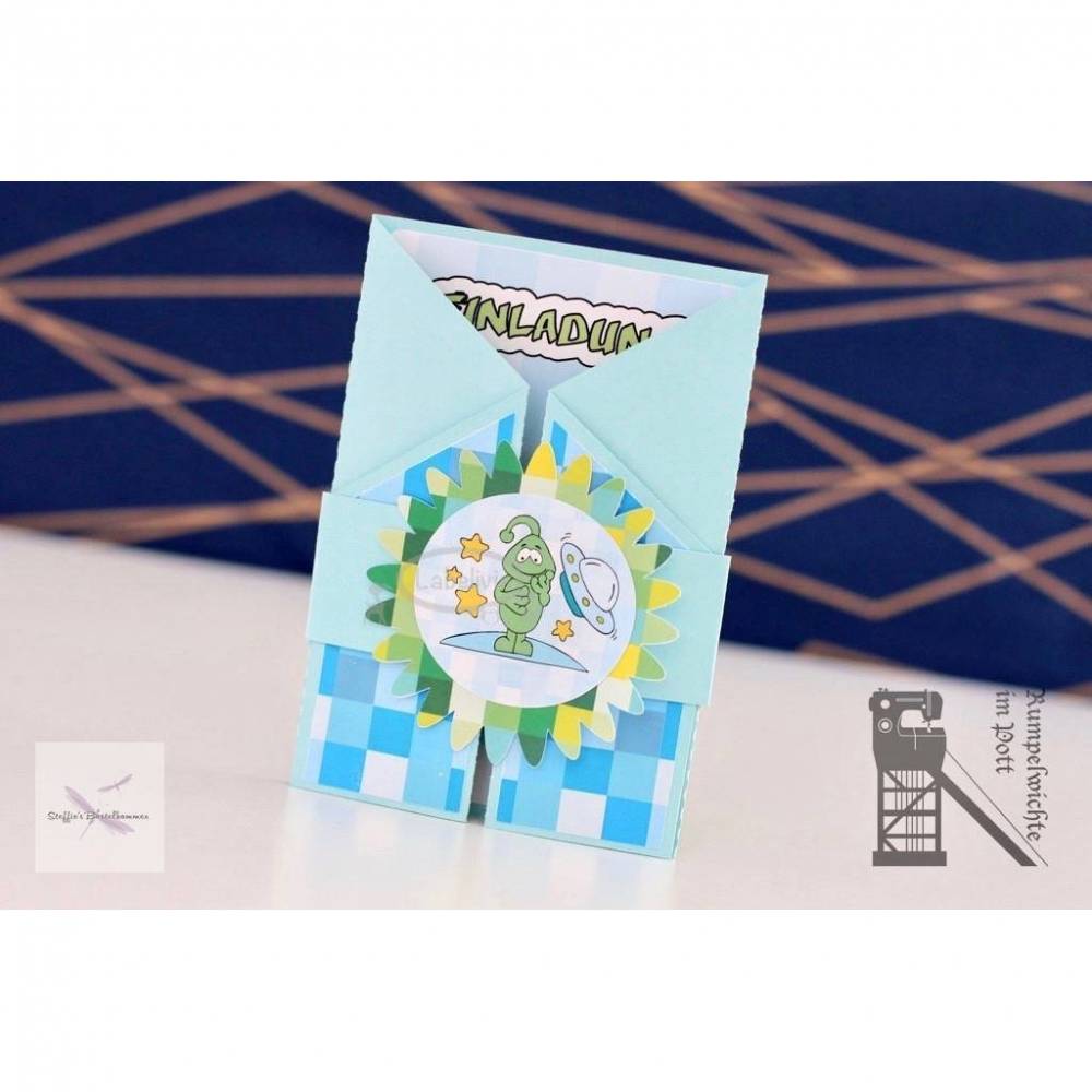 Digi-Stamp Alien- digitaler Stempel - Sublimationsdruck Bild 2