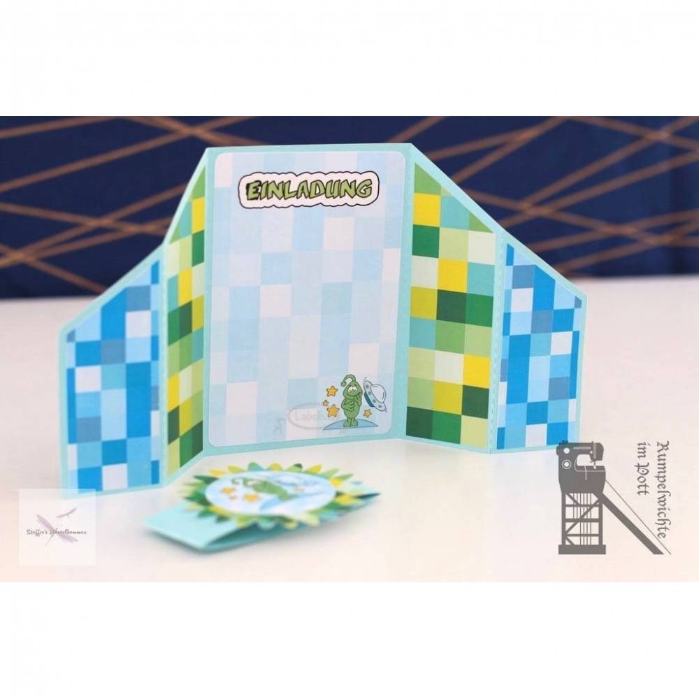 Digi-Stamp Alien- digitaler Stempel - Sublimationsdruck Bild 5