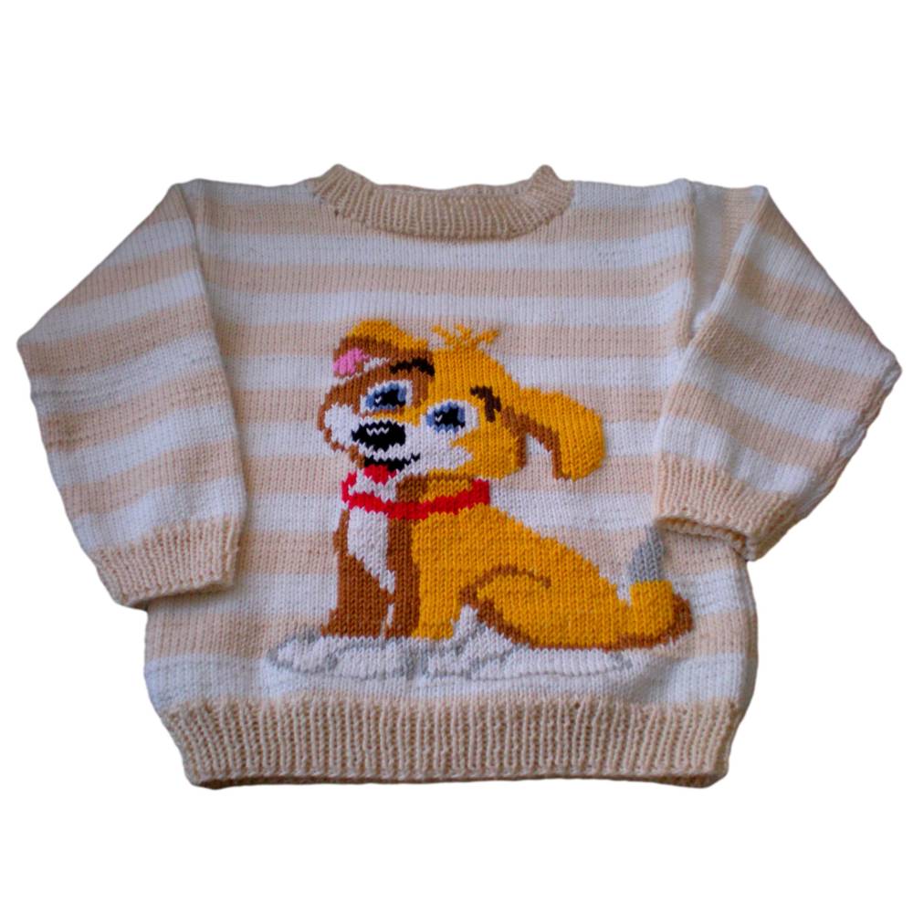 Strickanleitung Pullover Hund in 2 Größen Bild 3