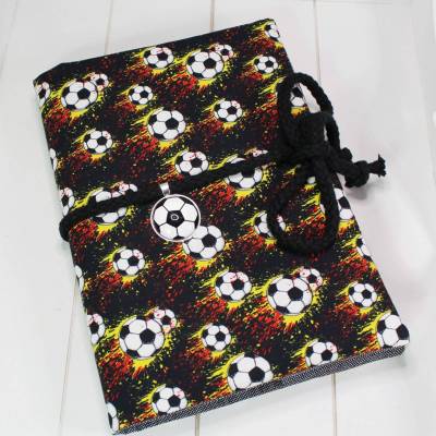 Notiz-Kladde # Kladde Hülle Notizbuch Notizen Fußball Männer Männergeschenk Freund Vater Bruder Buchhülle Hülle Umschlag