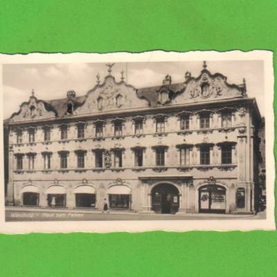AK - Würzburg - Haus zum Falken - ca. 30er Jahre