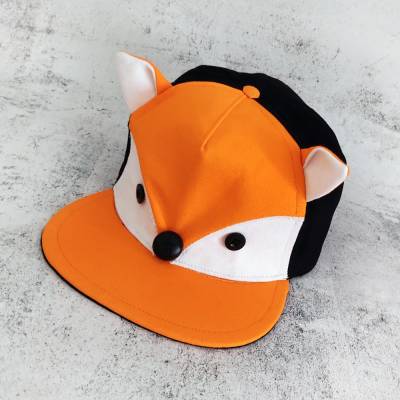 5-Panel-Cap | SCHLAUFUCHS | Snapback Schnallenverschluss, Flat-Visor | RÄUBERKIND