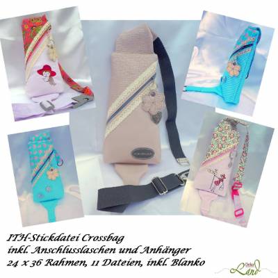 ITH Stickdatei Crossbag 24x36 – Praktische Urlaubstasche zum Sofortdownload