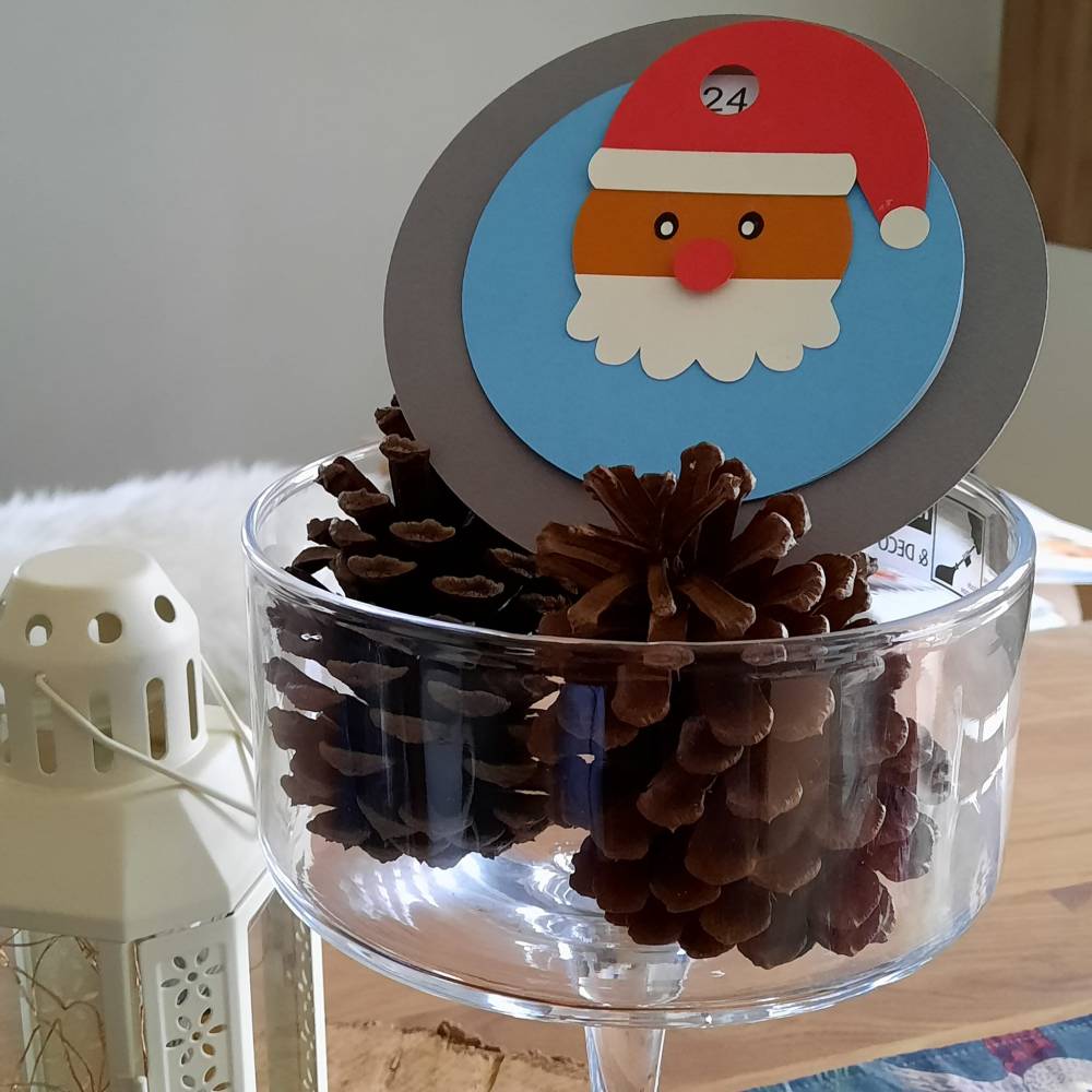 Adventskalender Drehkalender Weihnachtsmann Plotterdatei Bastelanleitung Bild 6