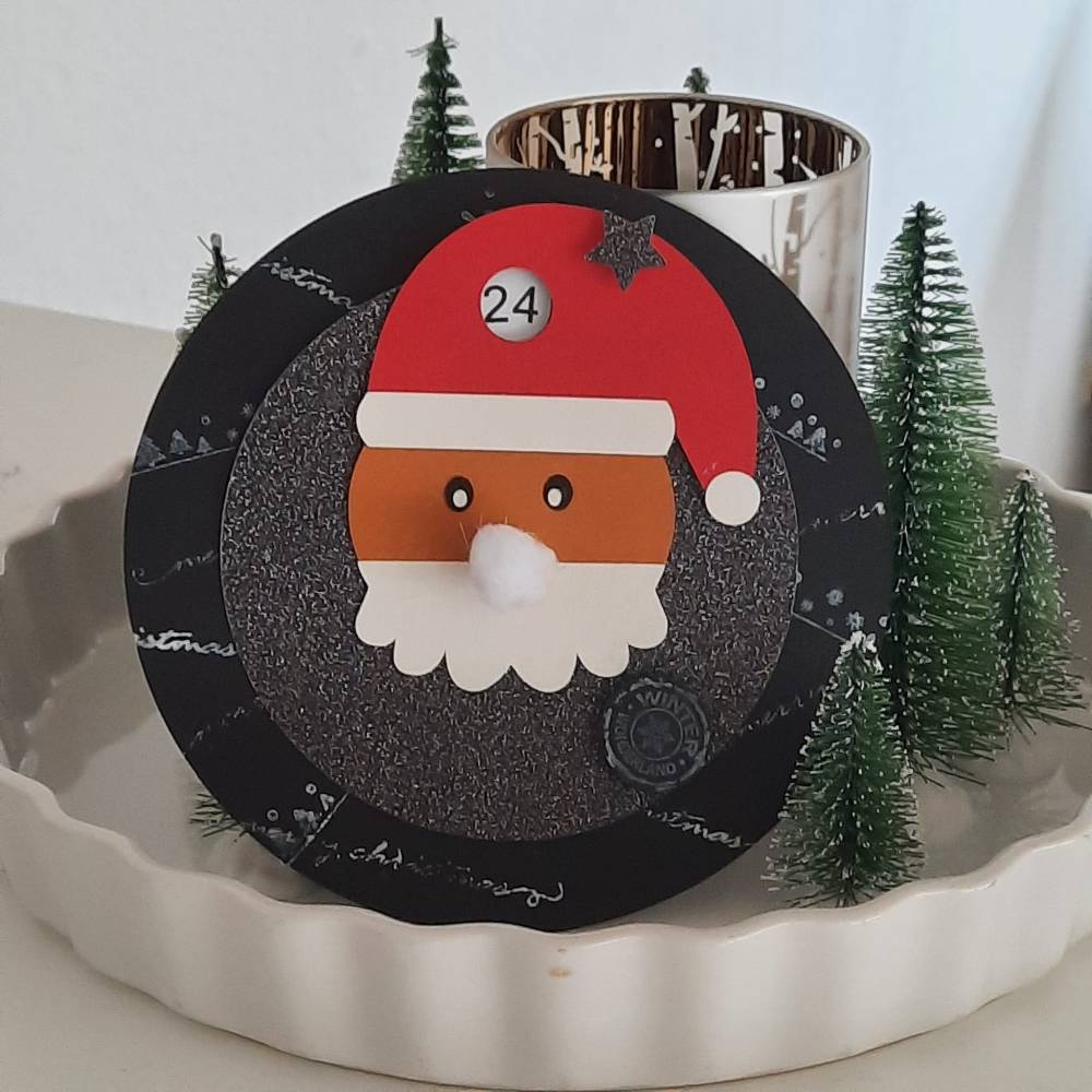 Adventskalender Drehkalender Weihnachtsmann Plotterdatei Bastelanleitung Bild 7