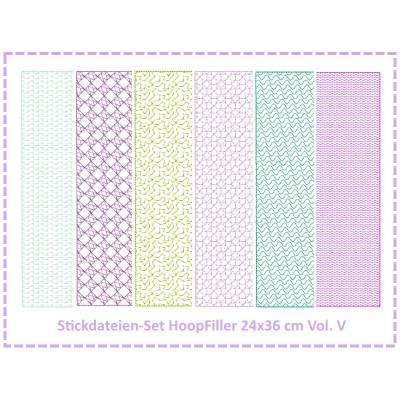 Stickdateien Set HoopFiller 20x36 Vol. V