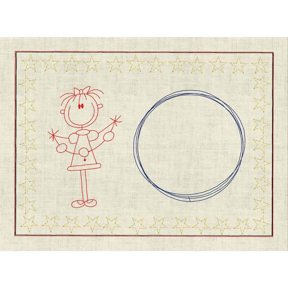 Stickdatei Weihnachten MUG RUG Doodle Strichmännchen In the Hoop ITH  Maschinenstickerei Set 651chnullertuch Bild 5
