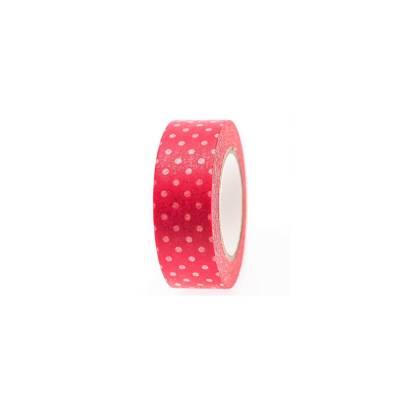 Klebeband in rot und weiß 10 m x 15 mm