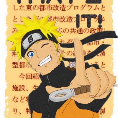 Postkarte Anime That's it! Naruto Limited Edition