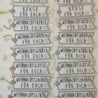* Anhänger für Gebäck, Likör, Weihnachstzauber usw. * 10 x10 - ITH Stickdateien