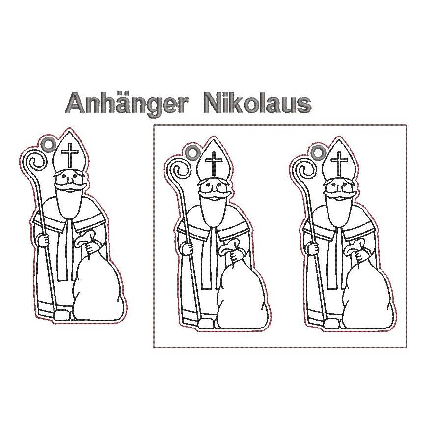 Stickdatei Nikolaus ITH heiliger Nikolaus Stabstickdatei Bild 5