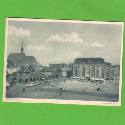 AK - Dortmund - Hansaplatz - 50er Jahre