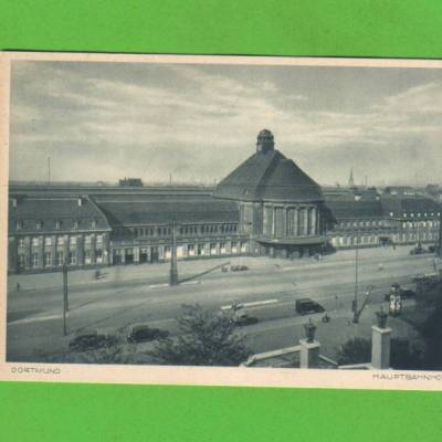 AK - Dortmund - Hauptbahnhof - 50er Jahre