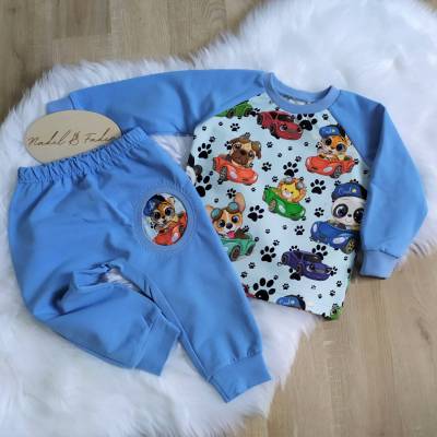 Set Pullover & Hose* Junge*Größe 80*Tier*Auto*Reglanärnel