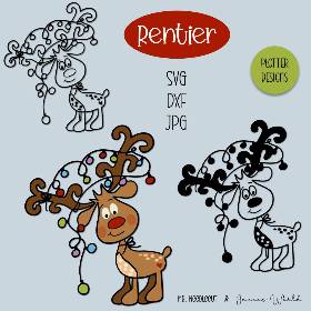 Plotterdatei Janeas World Rentier