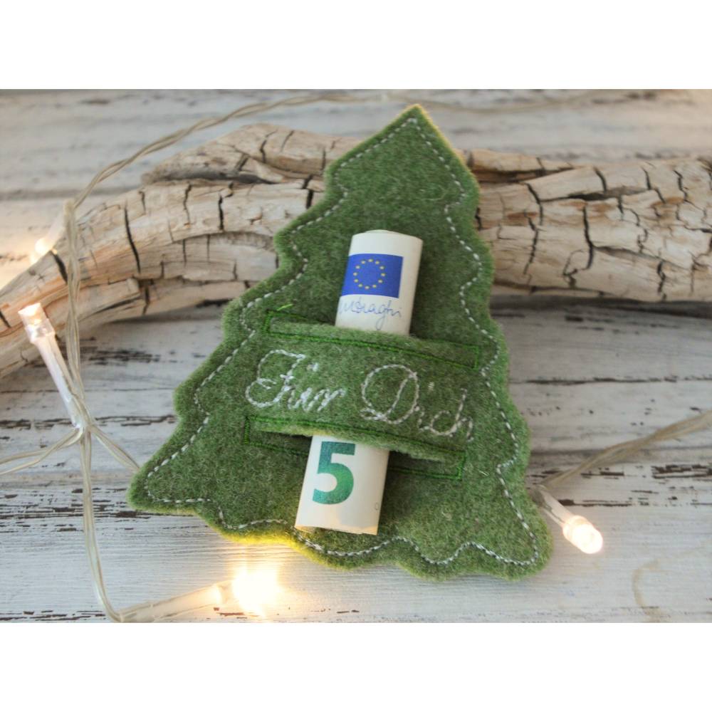 Stickdatei Tannenbaum ITH 10x10cm Bild 3