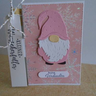 Geldgeschenk Weihnachten Wichtel Reagenzglas Geldverpackung Wunscherfüller Weihnachtsgeschenk Wichtelgeschenk