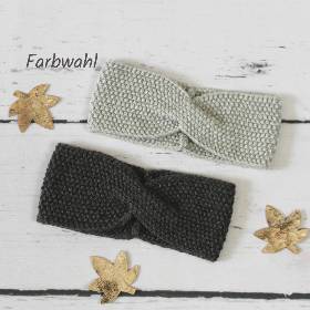 Gestricktes Stirnband mit Twist ~ Herbst | Winter