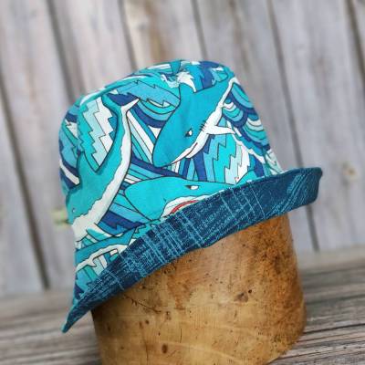 Bucket Hat / Fischerhut  HAI | KU 48-50 | Eimerhut Anglerhut | RÄUBERKIND