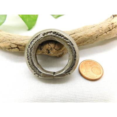 massiver Fulani Silber Ring - ca. 26,7g - handgemacht in Mali/Westafrika