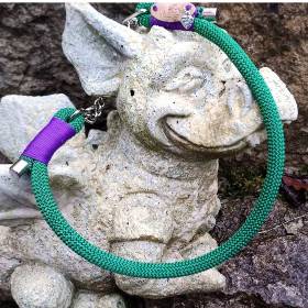 Zugstopphalsband aus Tau (PPM) mit Durchzugskette