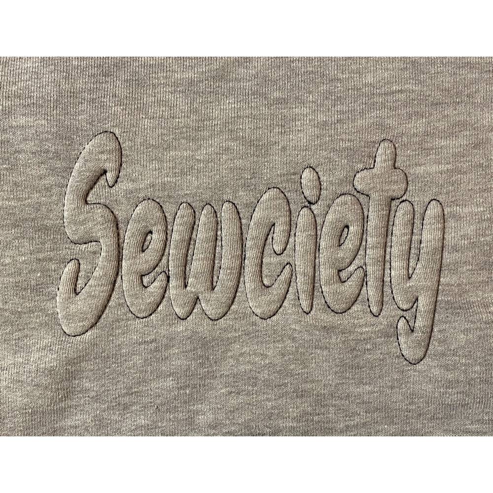 Trapunto Stickdatei "Sewciety" Bild 2