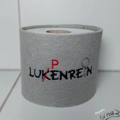 Klorollenhülle, Toilettenpapier, Manschette, Banderole, Lupenrein