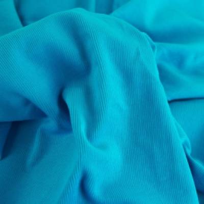 Cord  Feincord  Babycord Gaby Baumwolle Uni türkis (1m/12,-€)