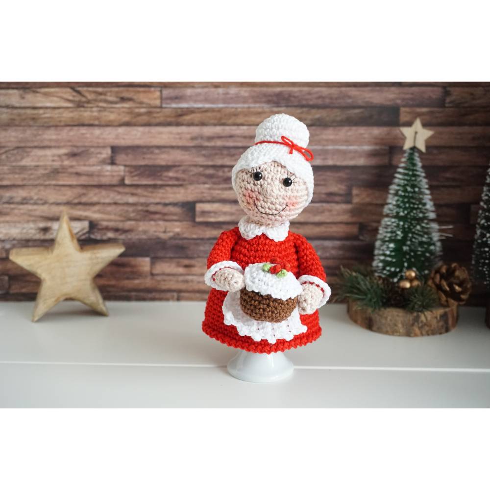 Häkelanleitung Eierwärmer Weihnachtsmann und Frau - PDF Datei Bild 3