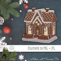 Lebkuchenhaus | Digitaler Stempel