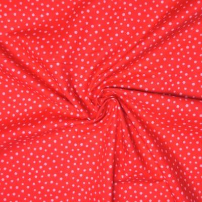 Baumwollstoff Punkte - 16,00 EUR/m - rot-rosa - Westfalenstoffe - 100% Baumwolle - Junge Linie