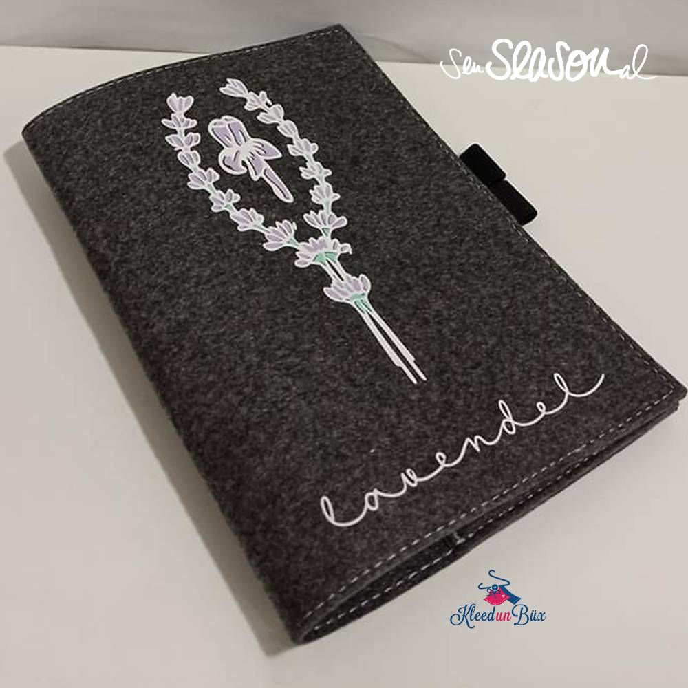 Plotterdatei Lavendel, Digistamp-Set mit Lavendelblüten und Kleeblättern, Plott-Datei sommerliche Blumenwiese Bild 5
