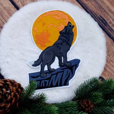 Vollstickdatei Wolf