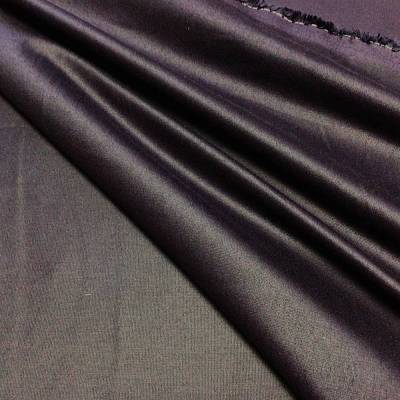 Uni Baumwolle Polyester Mischgewebe Stoff Aubergine Violett 